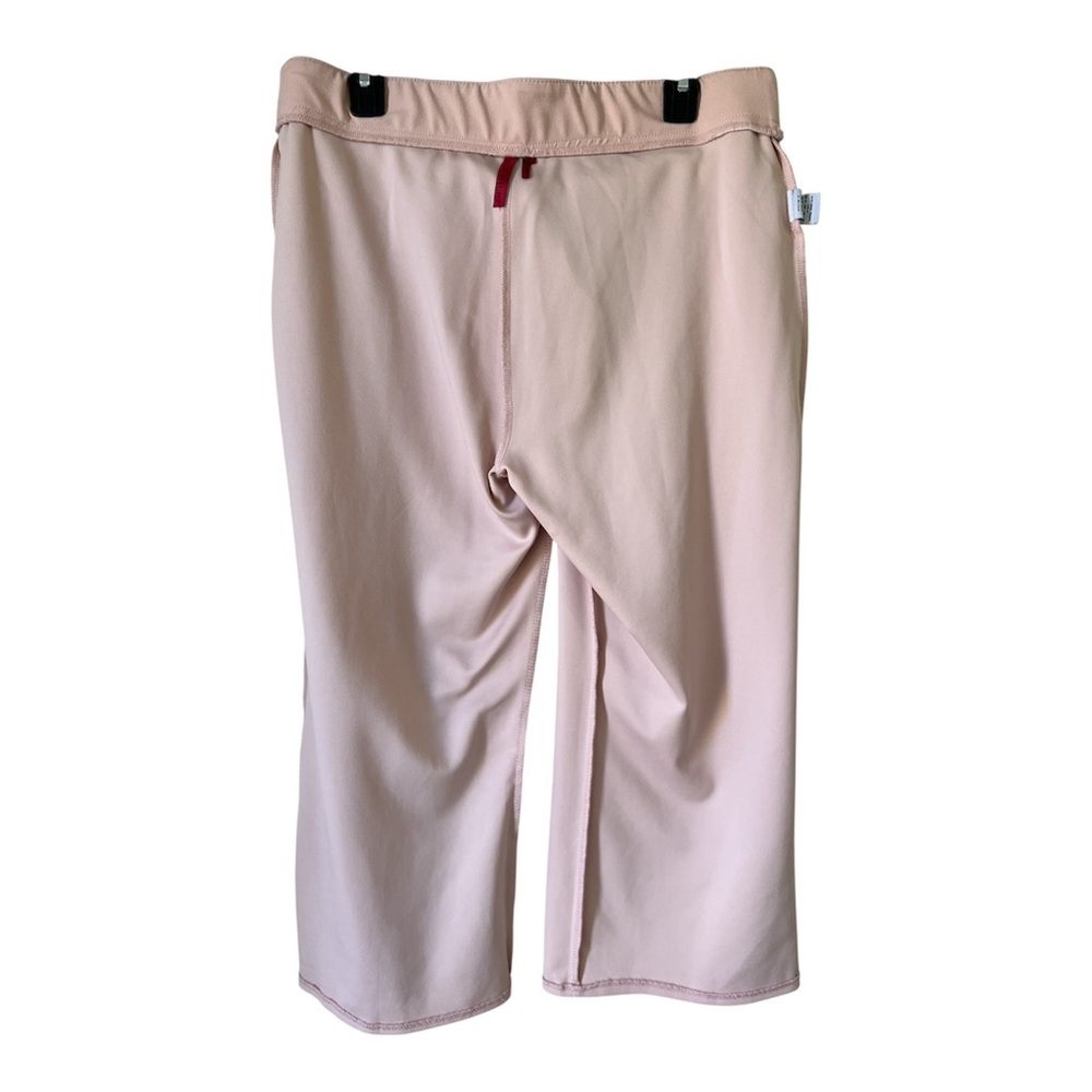 Love Scarlett Blush Pink Tie-Waist Cropped Pants | Size L | Work to Weekend - Picture 4 of 10